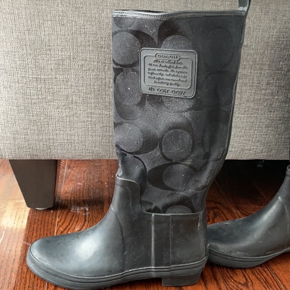 Coach rain boots - Picture 2 of 3